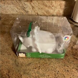 Ashland White and Green Triceratops Night Light